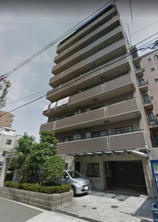 寺田町駅3分、1階部分、事務所＋倉庫＋駐車スペースあり。 外観